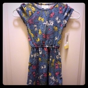 LuLaRoe Disney Bambi Themed Mae Dress Size 4